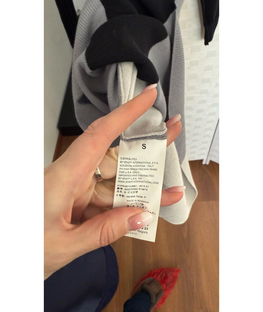 MM6 MAISON MARGIELA Мульти вискозное повседневное платье, фото 5