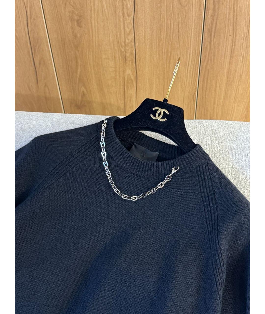 GIVENCHY Черный кашемировый джемпер / свитер, фото 4