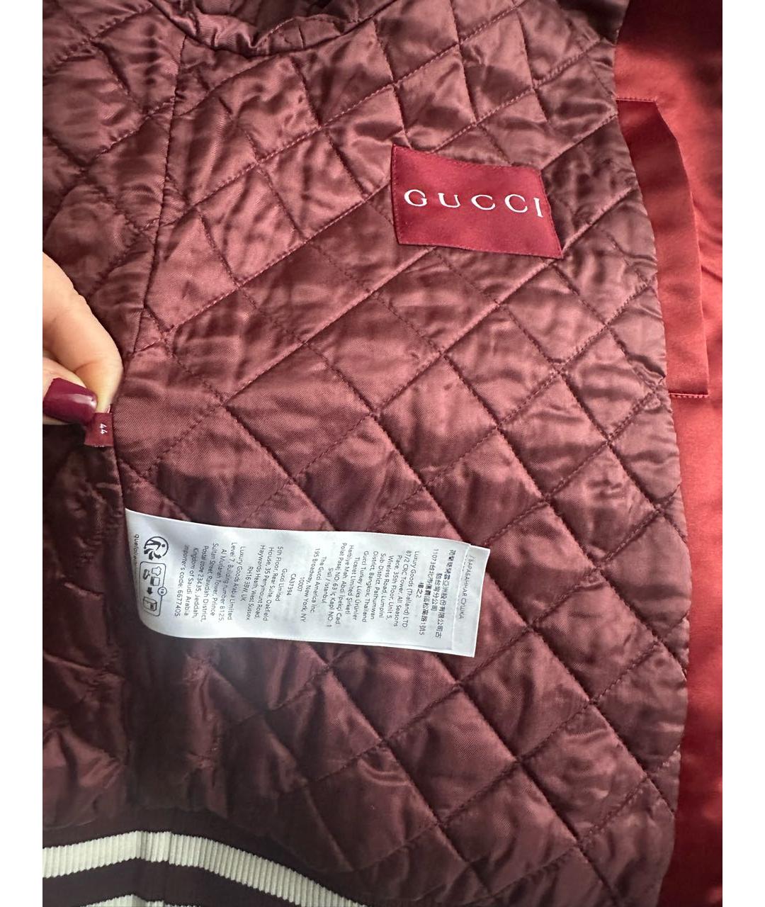 GUCCI Мульти полиэстеровая куртка, фото 4