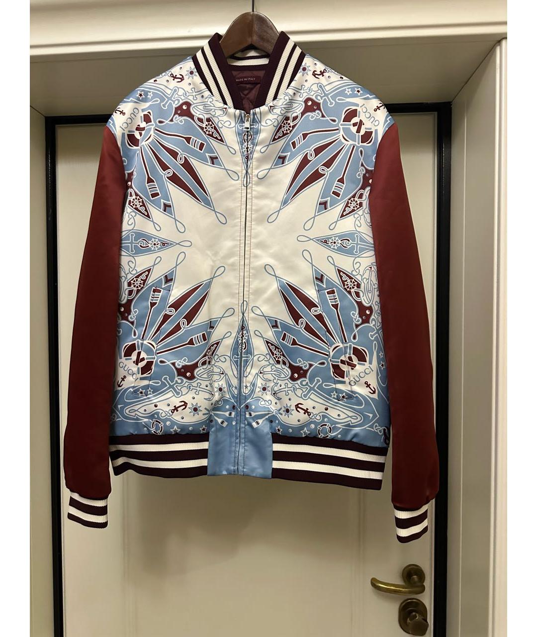 GUCCI Мульти полиэстеровая куртка, фото 7