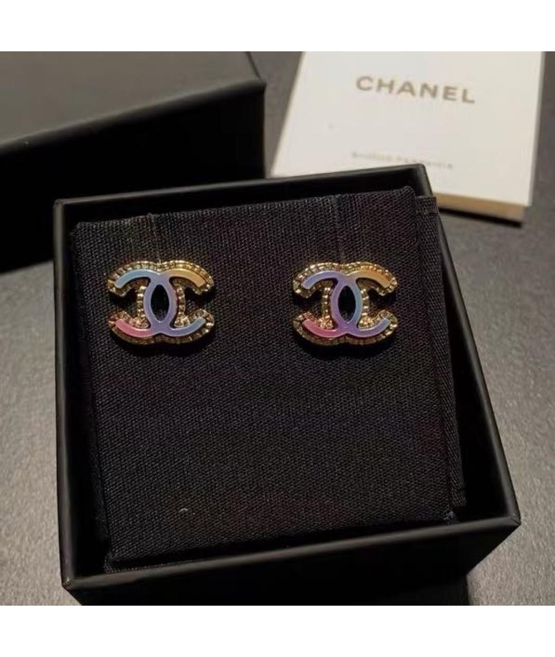 CHANEL Мульти металлические серьги, фото 6