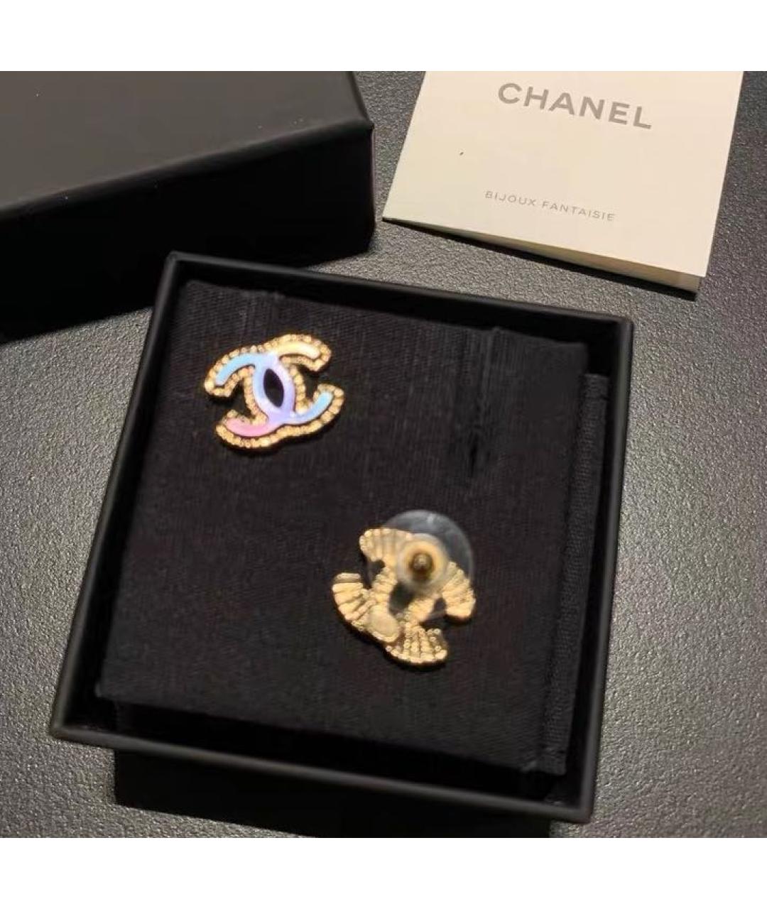 CHANEL Мульти металлические серьги, фото 3