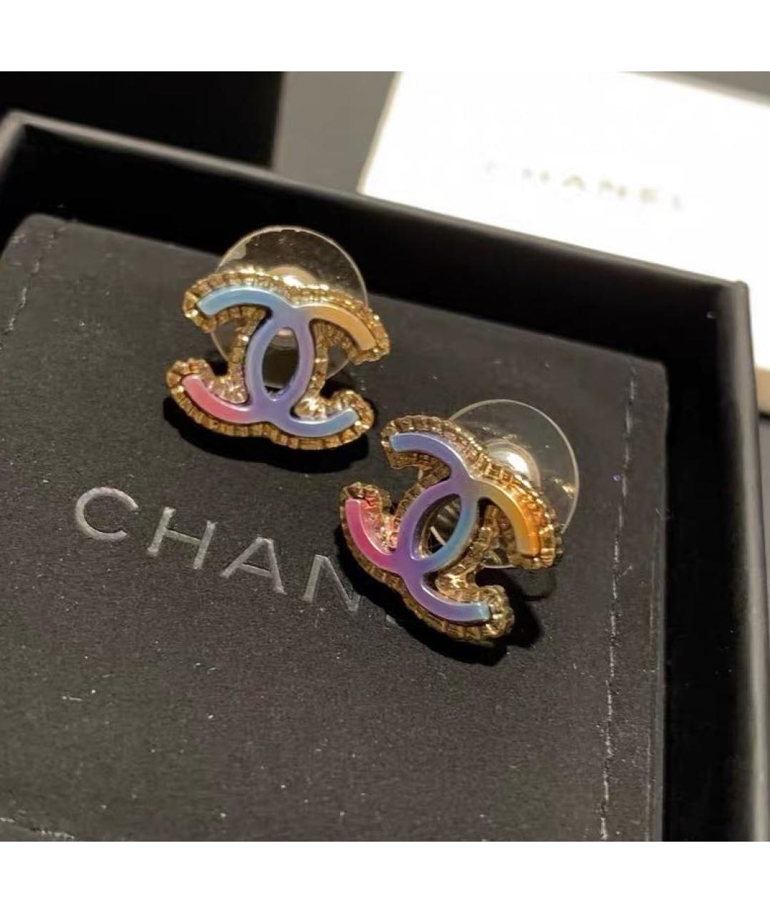 CHANEL Мульти металлические серьги, фото 2