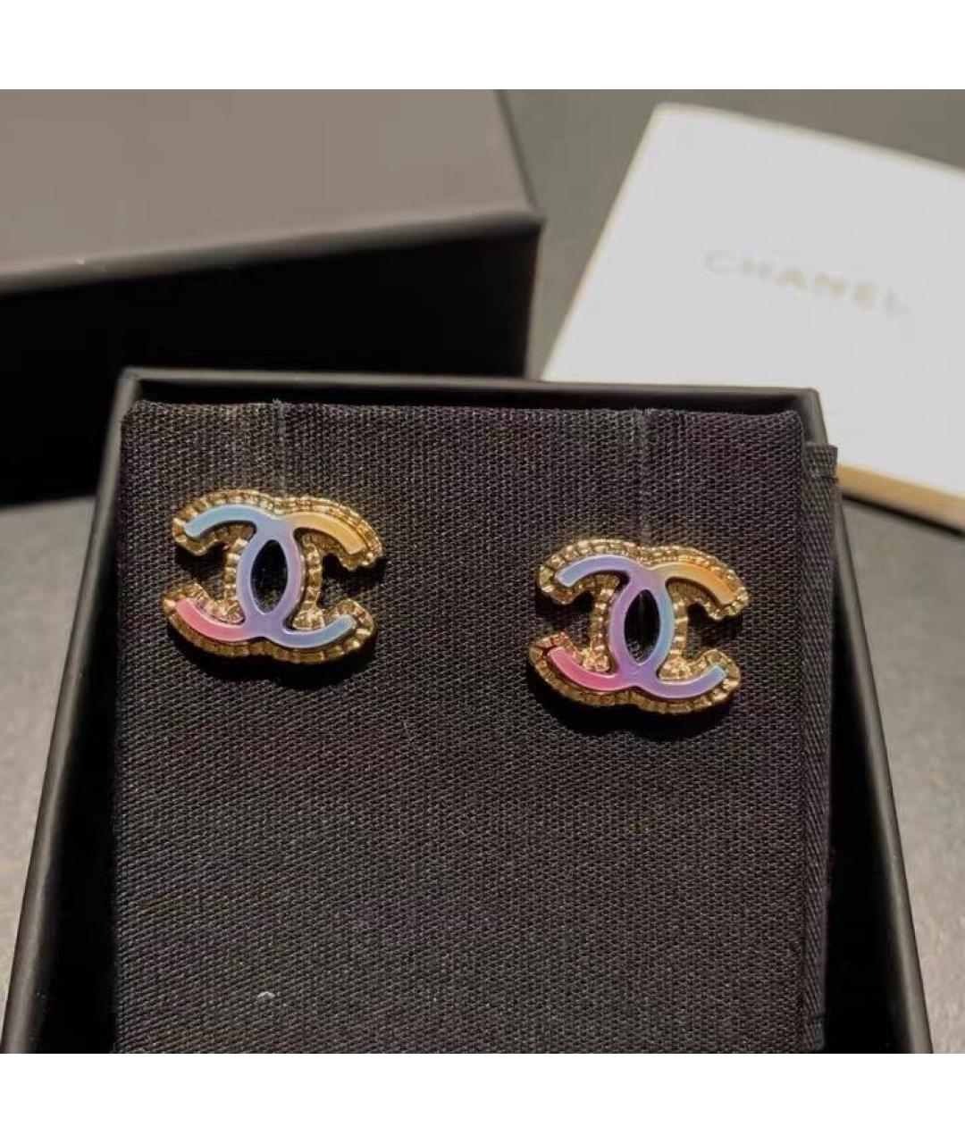CHANEL Мульти металлические серьги, фото 7