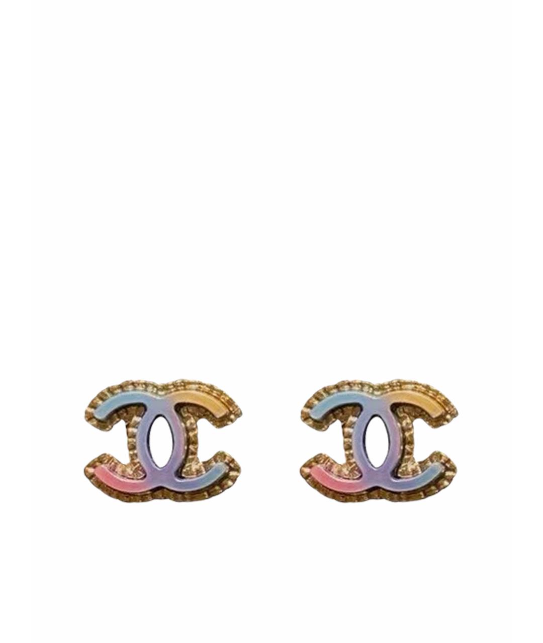 CHANEL Мульти металлические серьги, фото 1