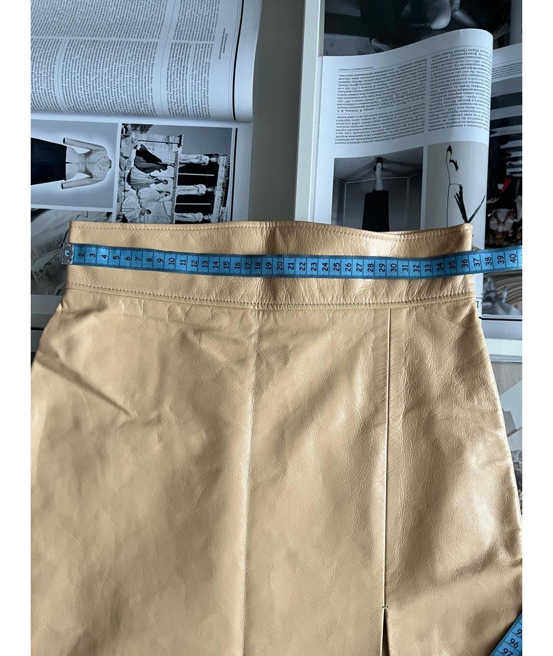 GUCCI Бежевая юбка макси, фото 4