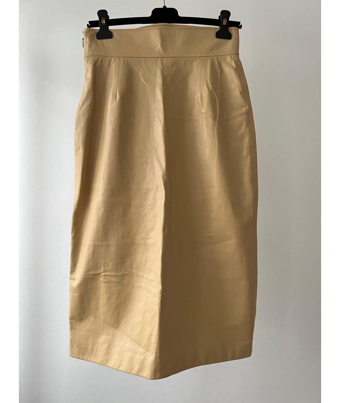 GUCCI Бежевая юбка макси, фото 2