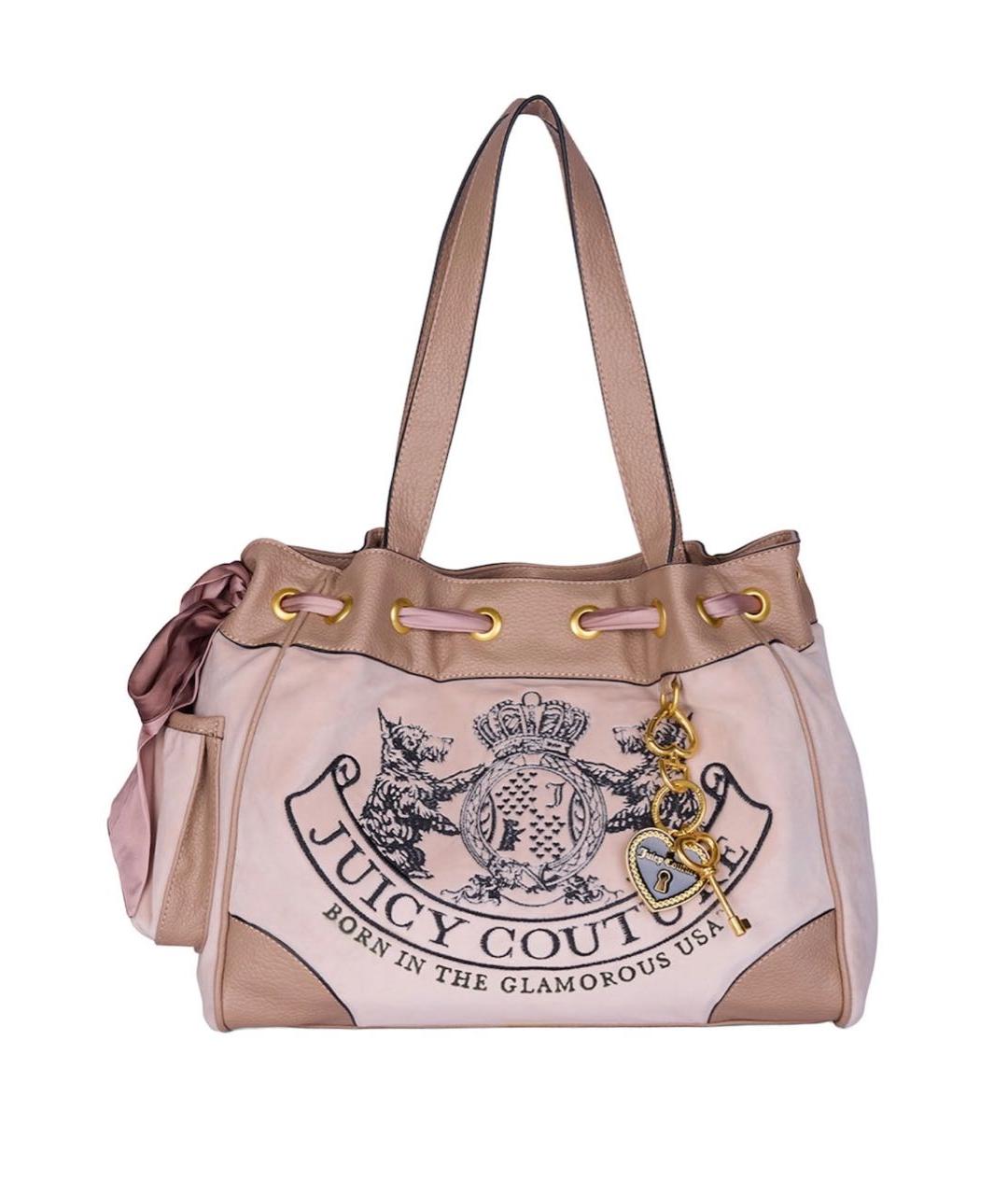 JUICY COUTURE Розовая сумка тоут, фото 1