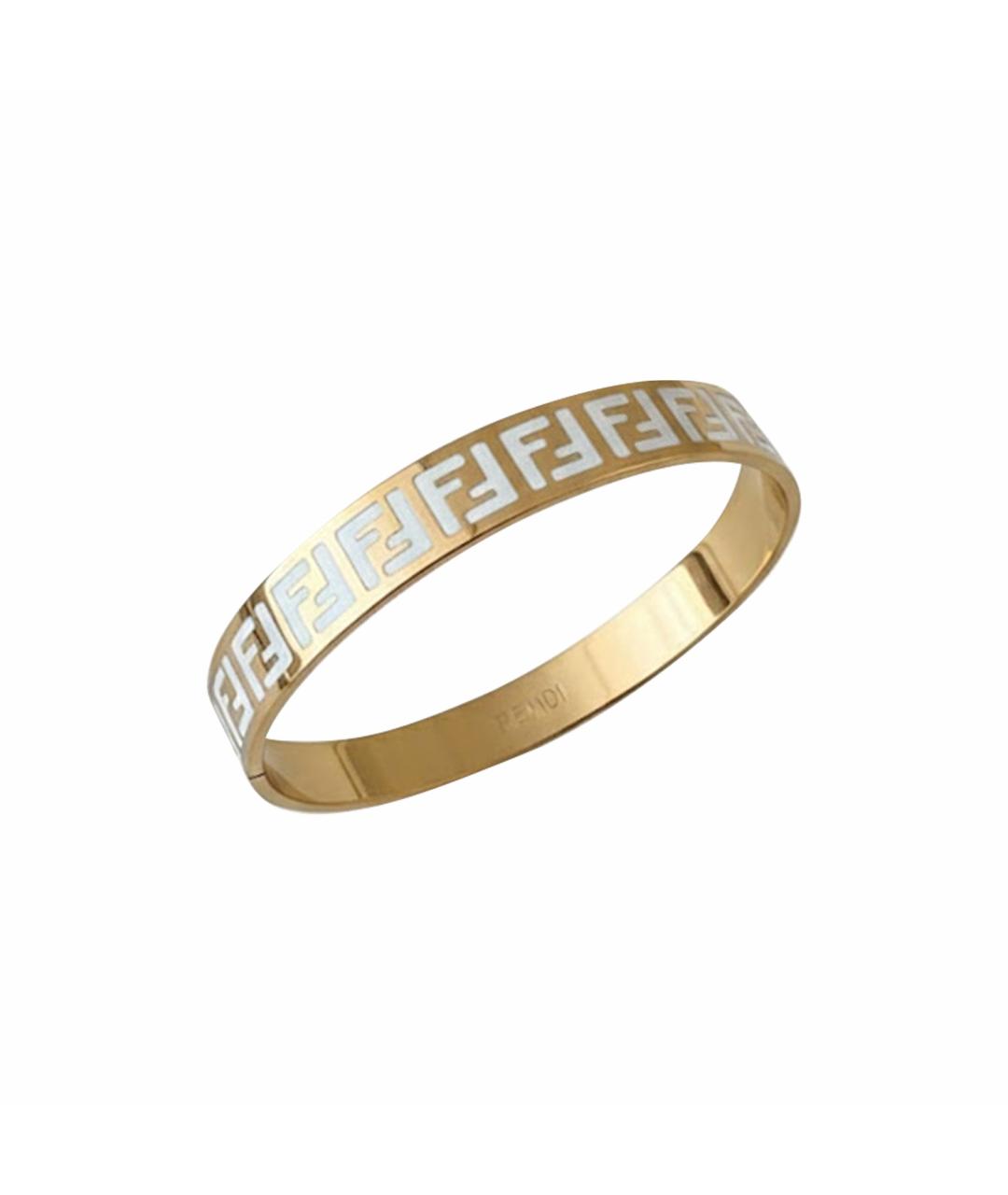 FENDI Золотой позолоченный браслет, фото 1