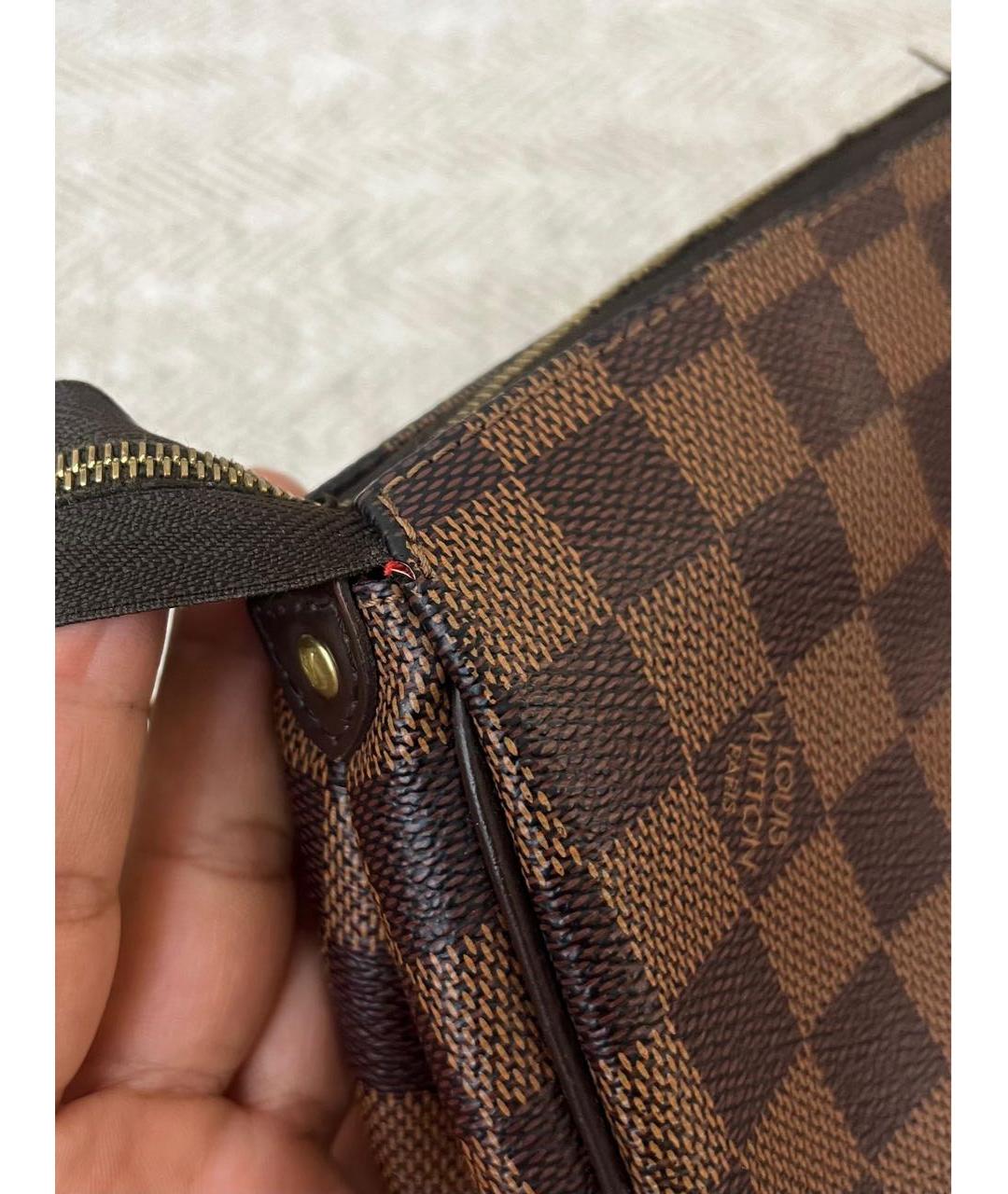 LOUIS VUITTON Коричневая сумка через плечо, фото 7