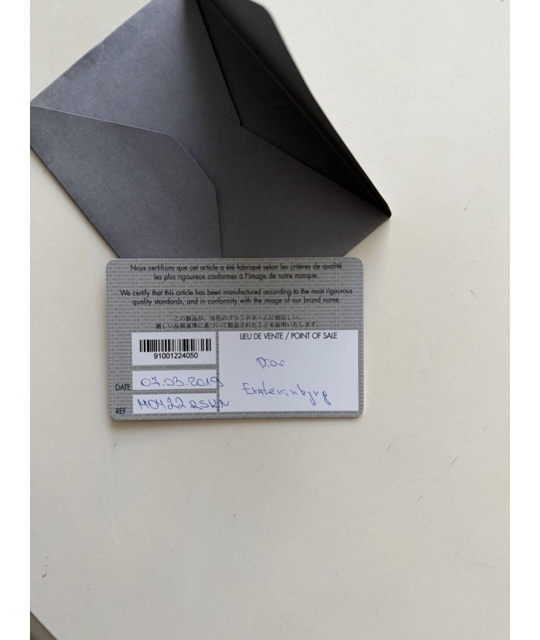 CHRISTIAN DIOR Антрацитовая сумка через плечо из лакированной кожи, фото 7