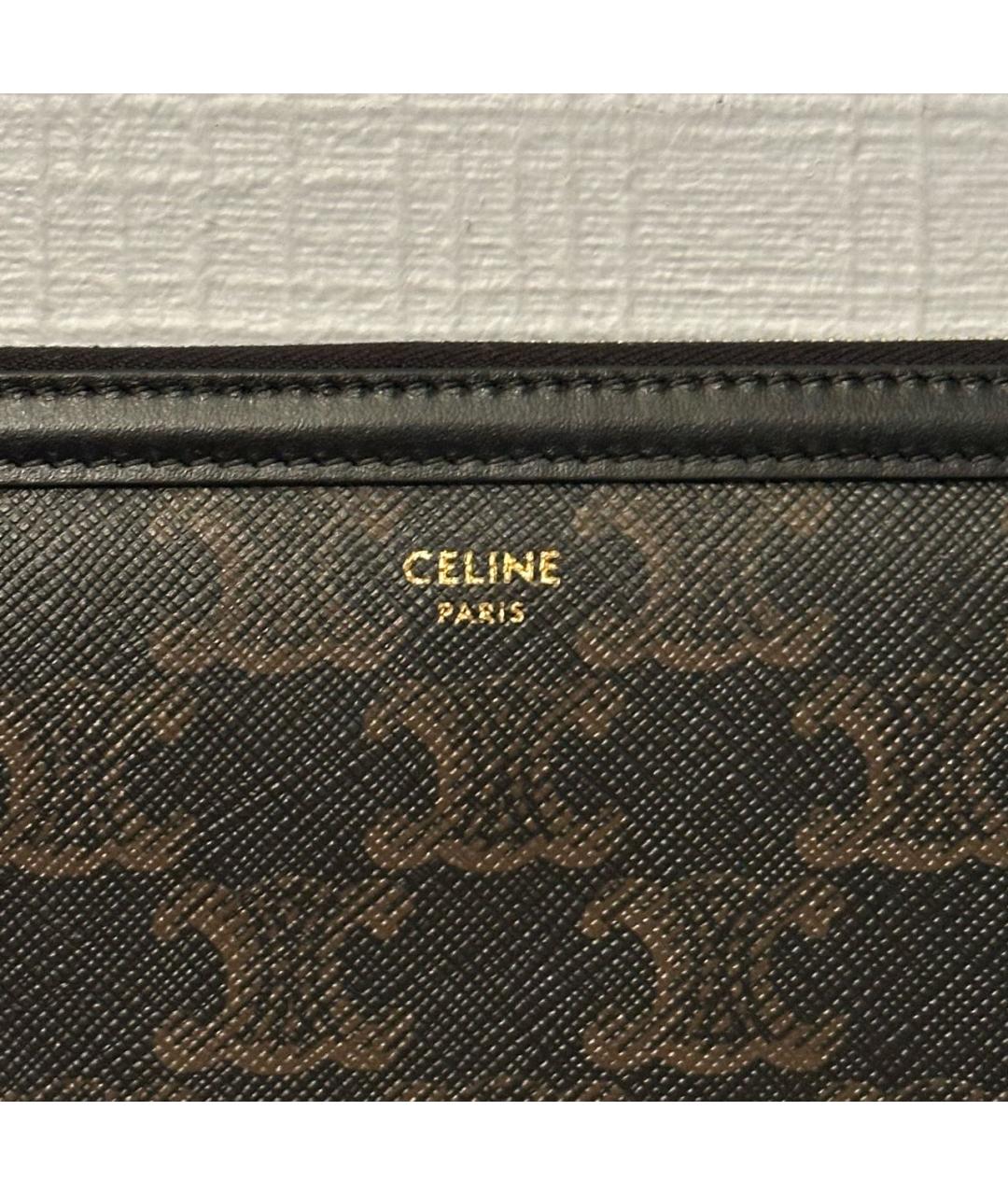 CELINE Черная папка для документов, фото 3