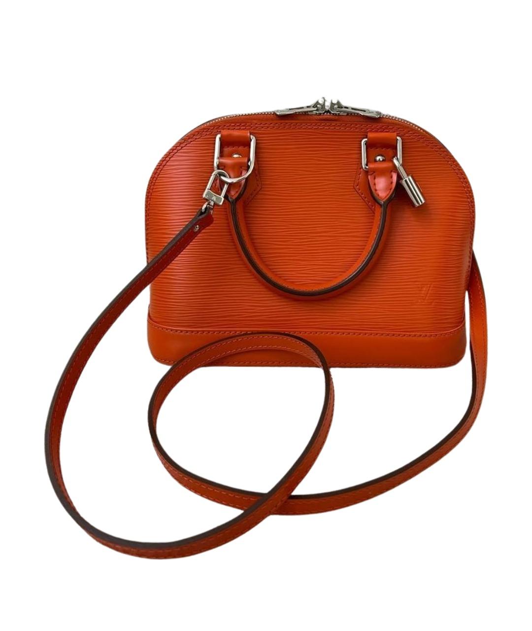 LOUIS VUITTON Оранжевая кожаная сумка через плечо, фото 1