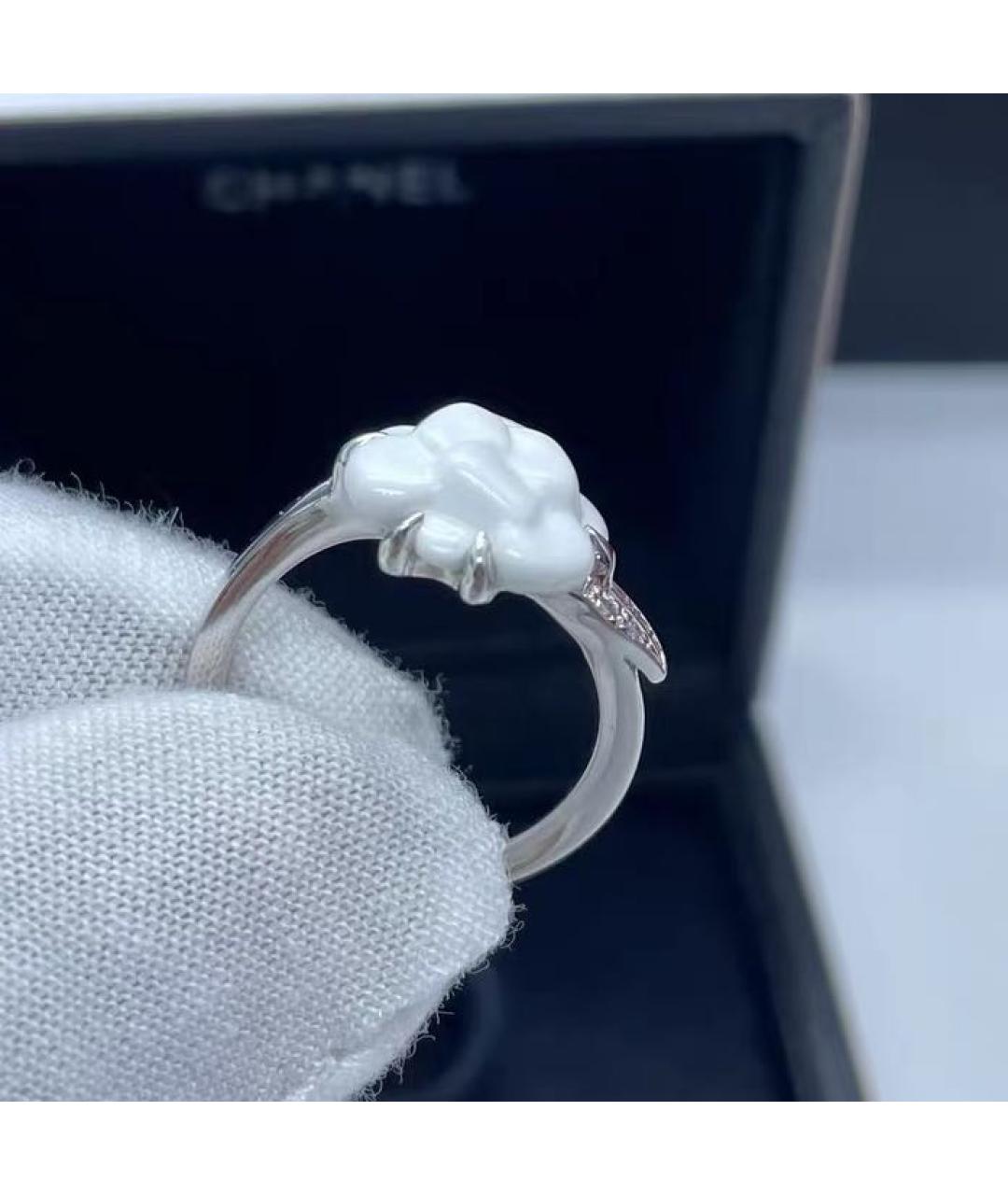 CHANEL Белое кольцо из белого золота, фото 5