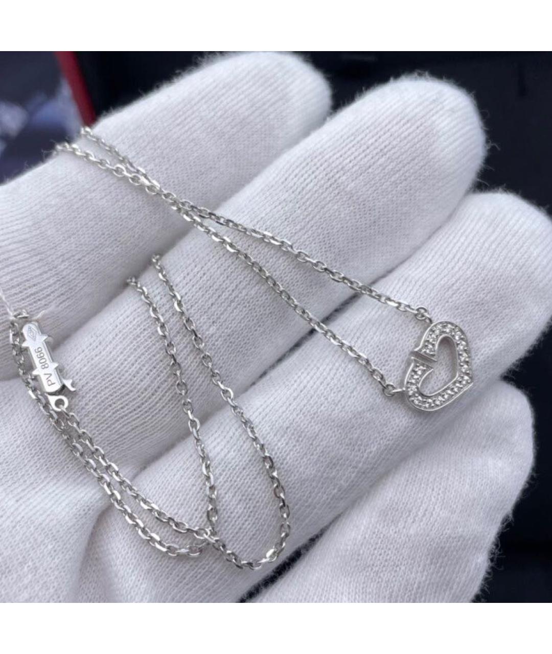 CARTIER Белое колье из белого золота, фото 4