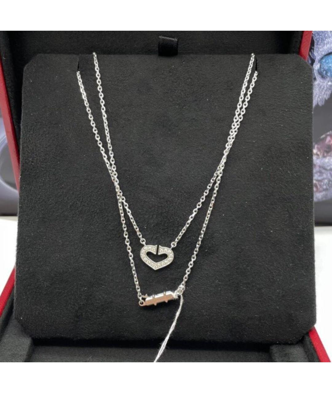 CARTIER Белое колье из белого золота, фото 6