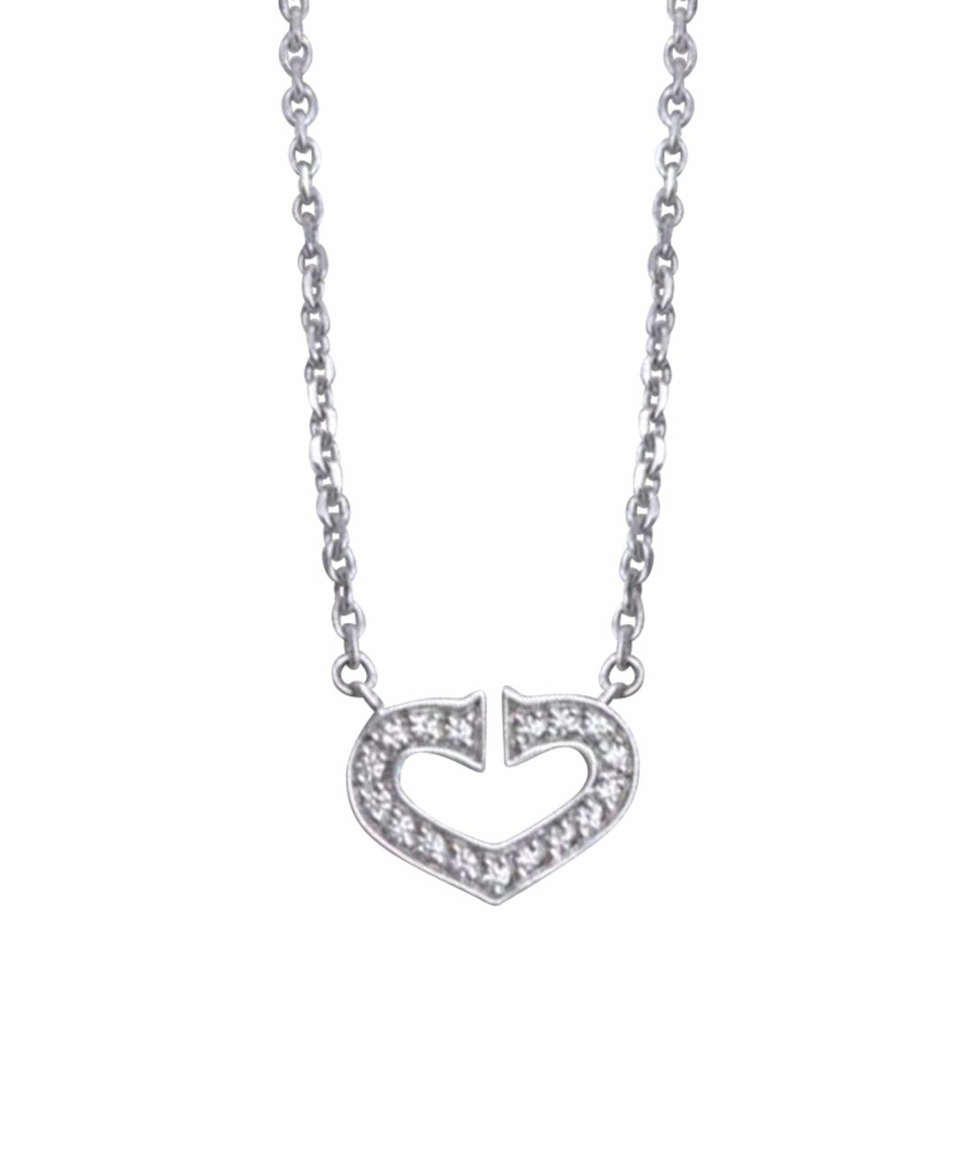 CARTIER Белое колье из белого золота, фото 1