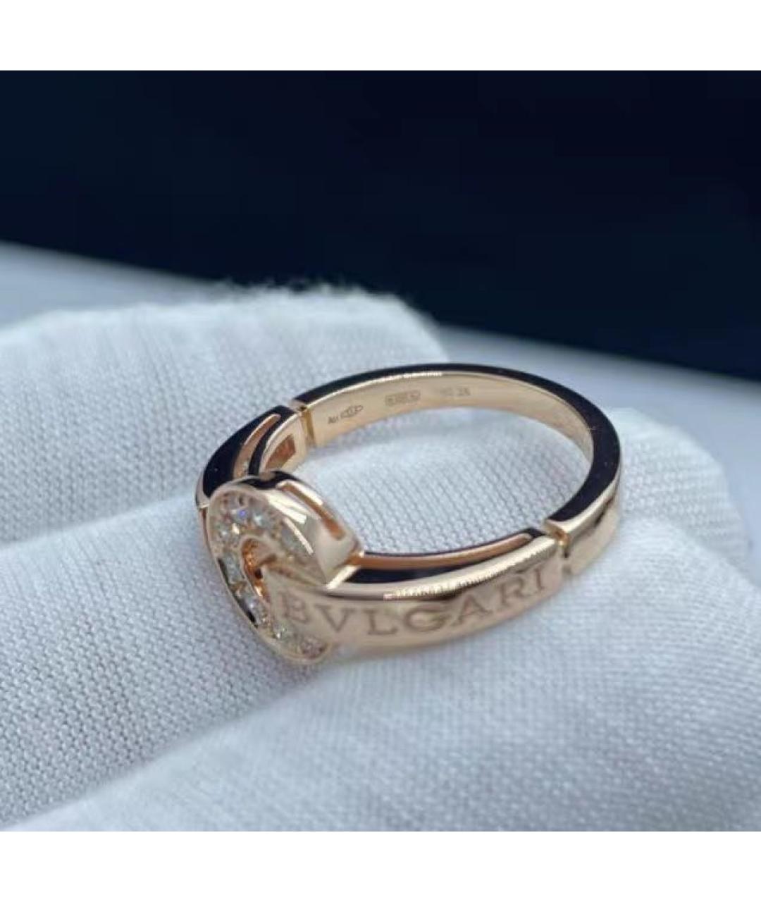 BVLGARI Розовое кольцо из розового золота, фото 5