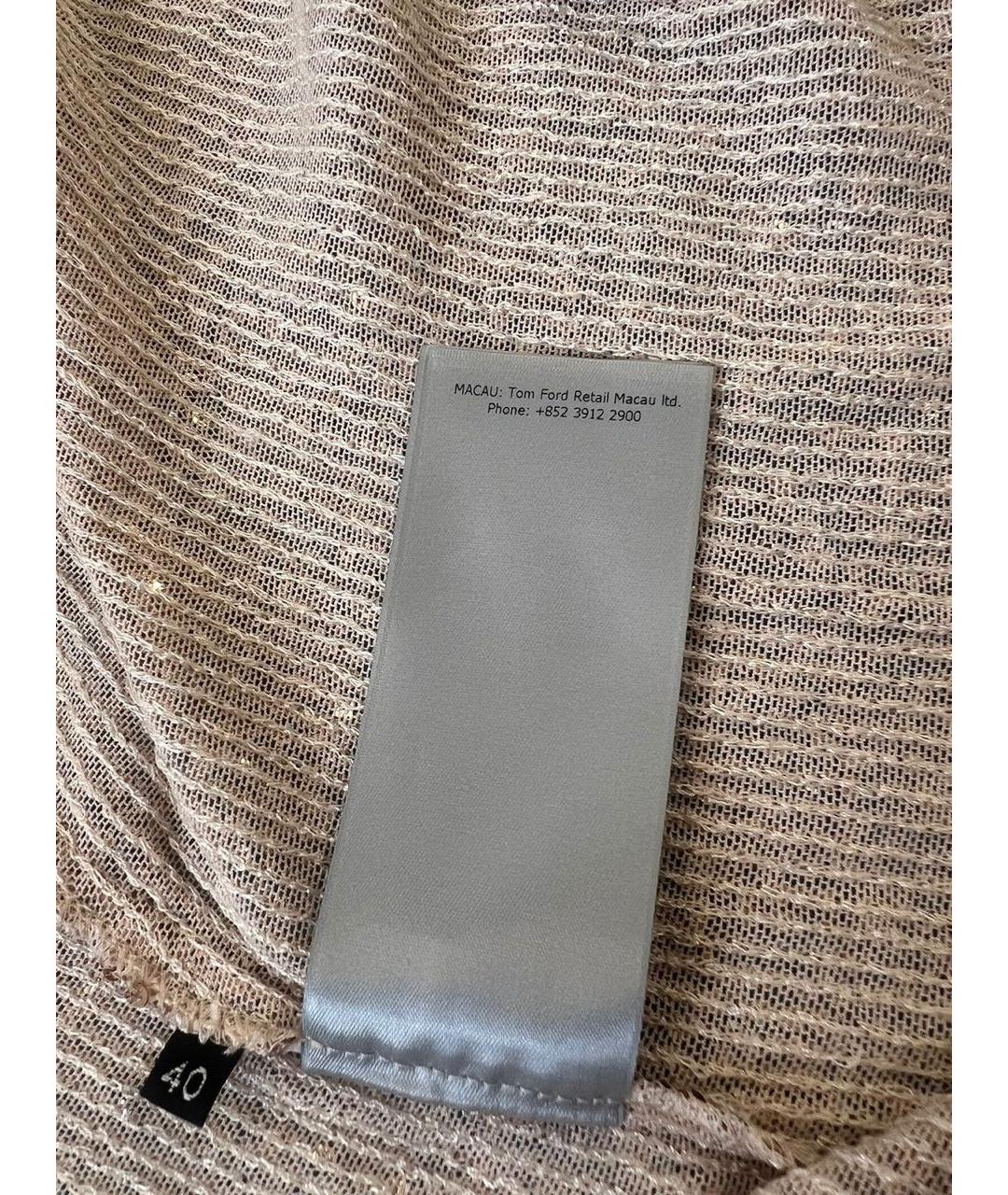 TOM FORD Горчичная блузы, фото 6