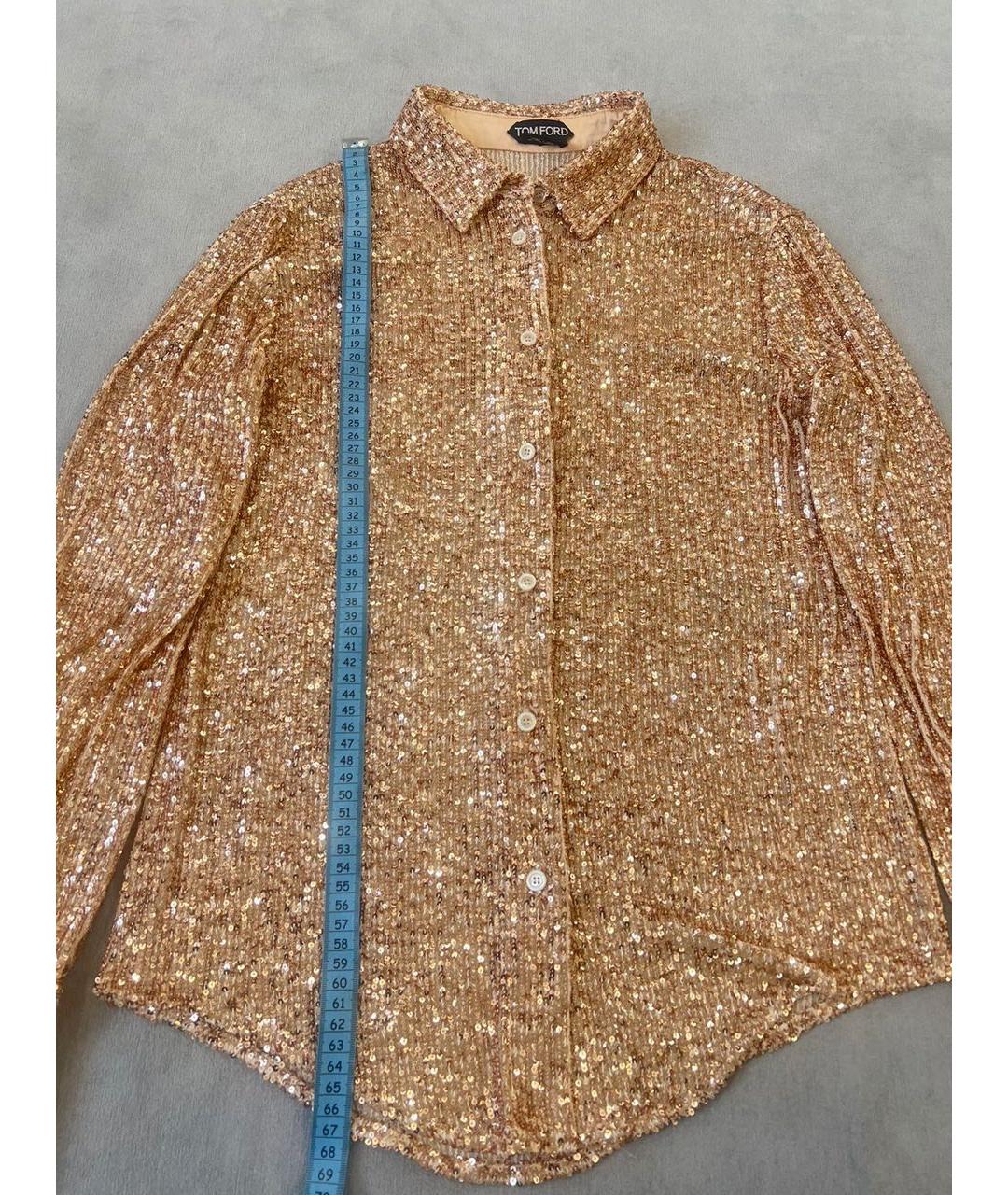 TOM FORD Горчичная блузы, фото 7