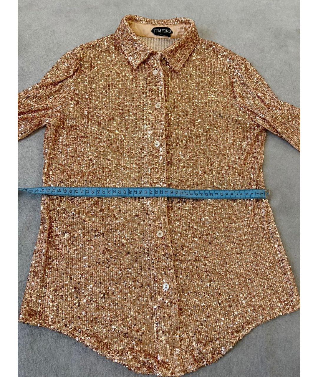 TOM FORD Горчичная блузы, фото 8