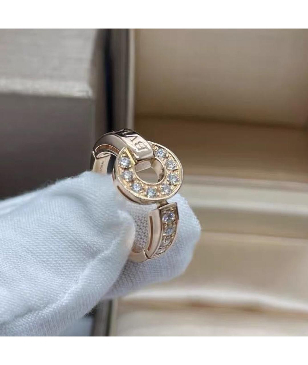 BVLGARI Розовое кольцо из розового золота, фото 5
