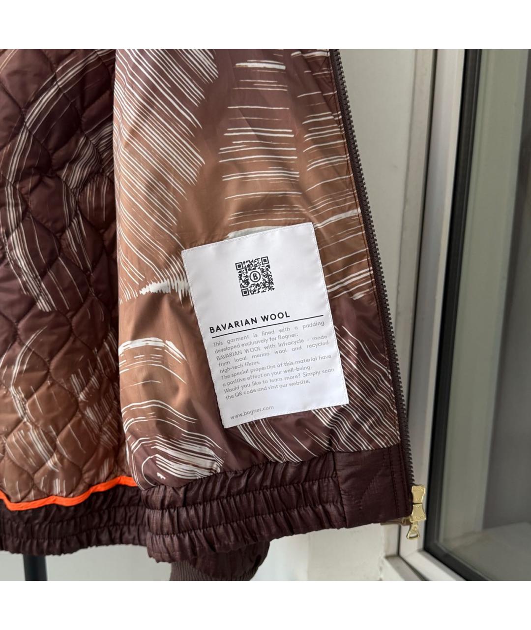 BOGNER Коричневая полиамидовая куртка, фото 7