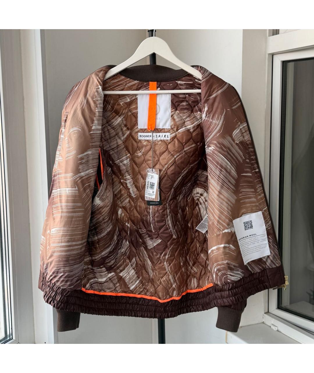 BOGNER Коричневая полиамидовая куртка, фото 4