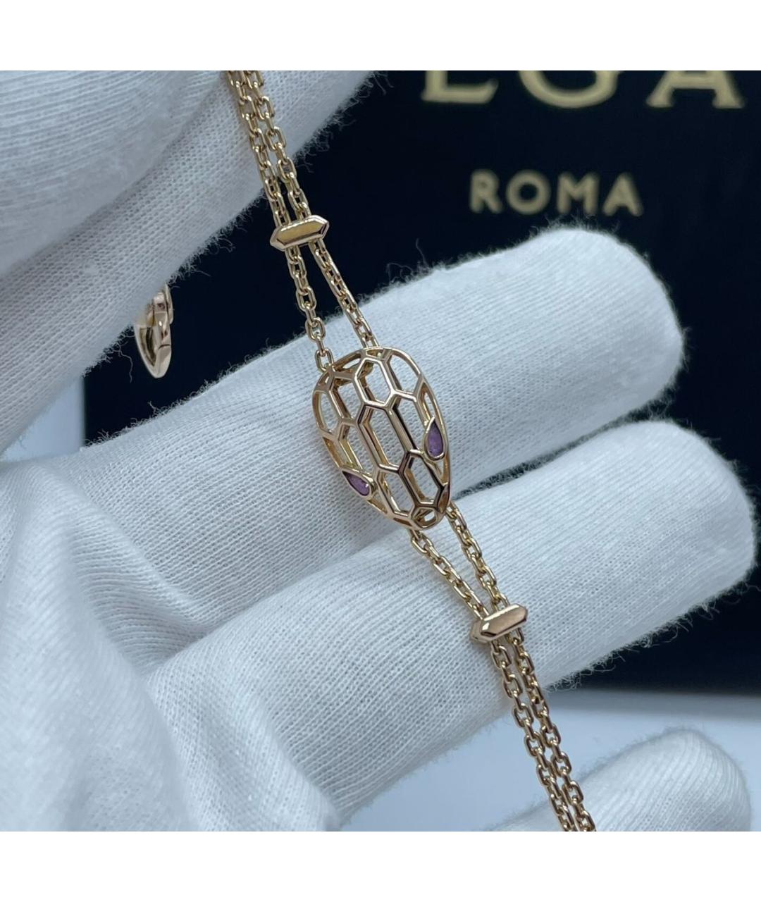 BVLGARI Розовый браслет из розового золота, фото 6