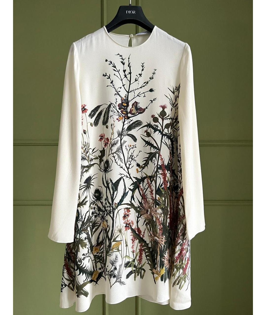 CHRISTIAN DIOR Бежевое повседневное платье, фото 9