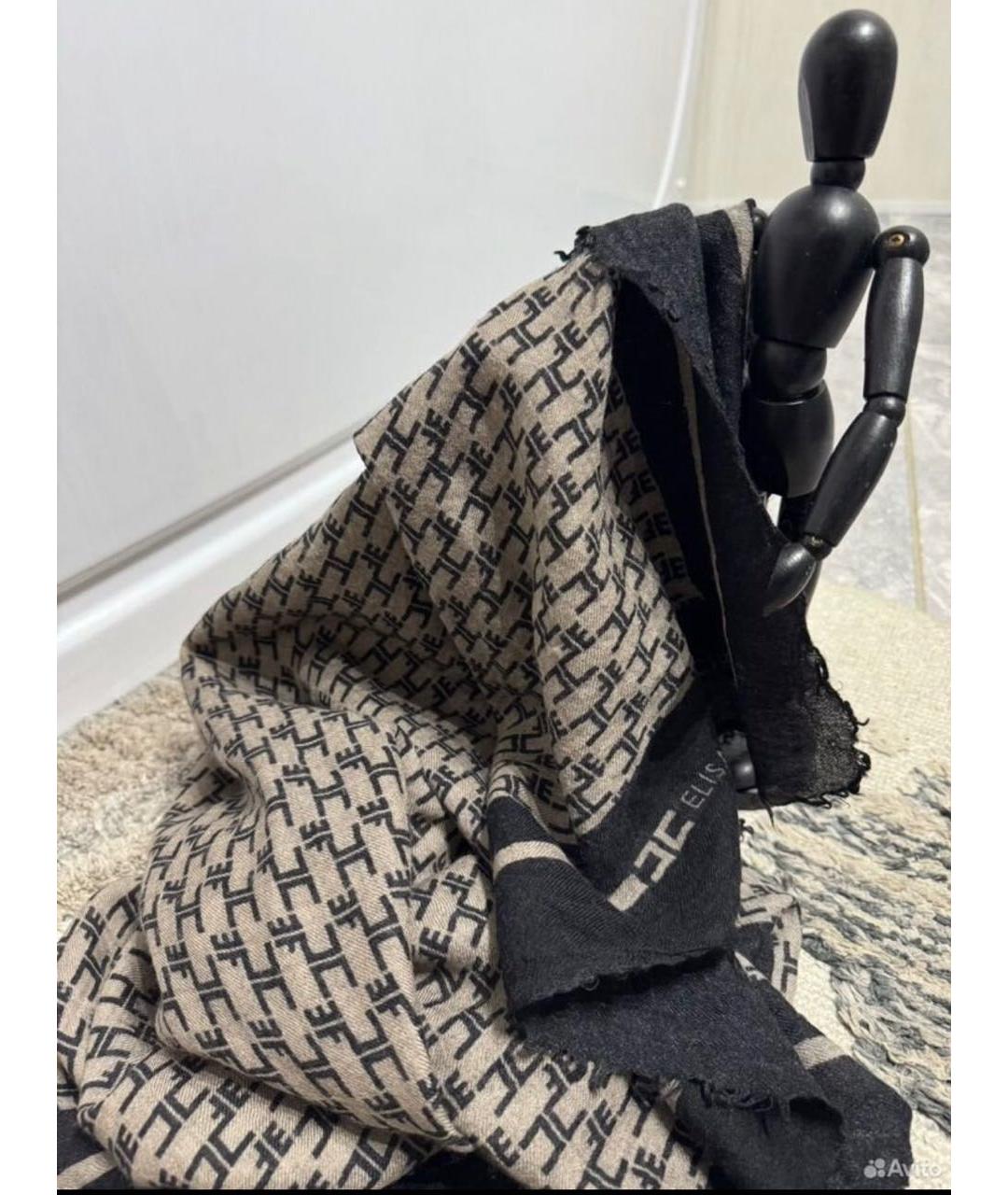 ELISABETTA FRANCHI Мульти шелковый шарф, фото 3