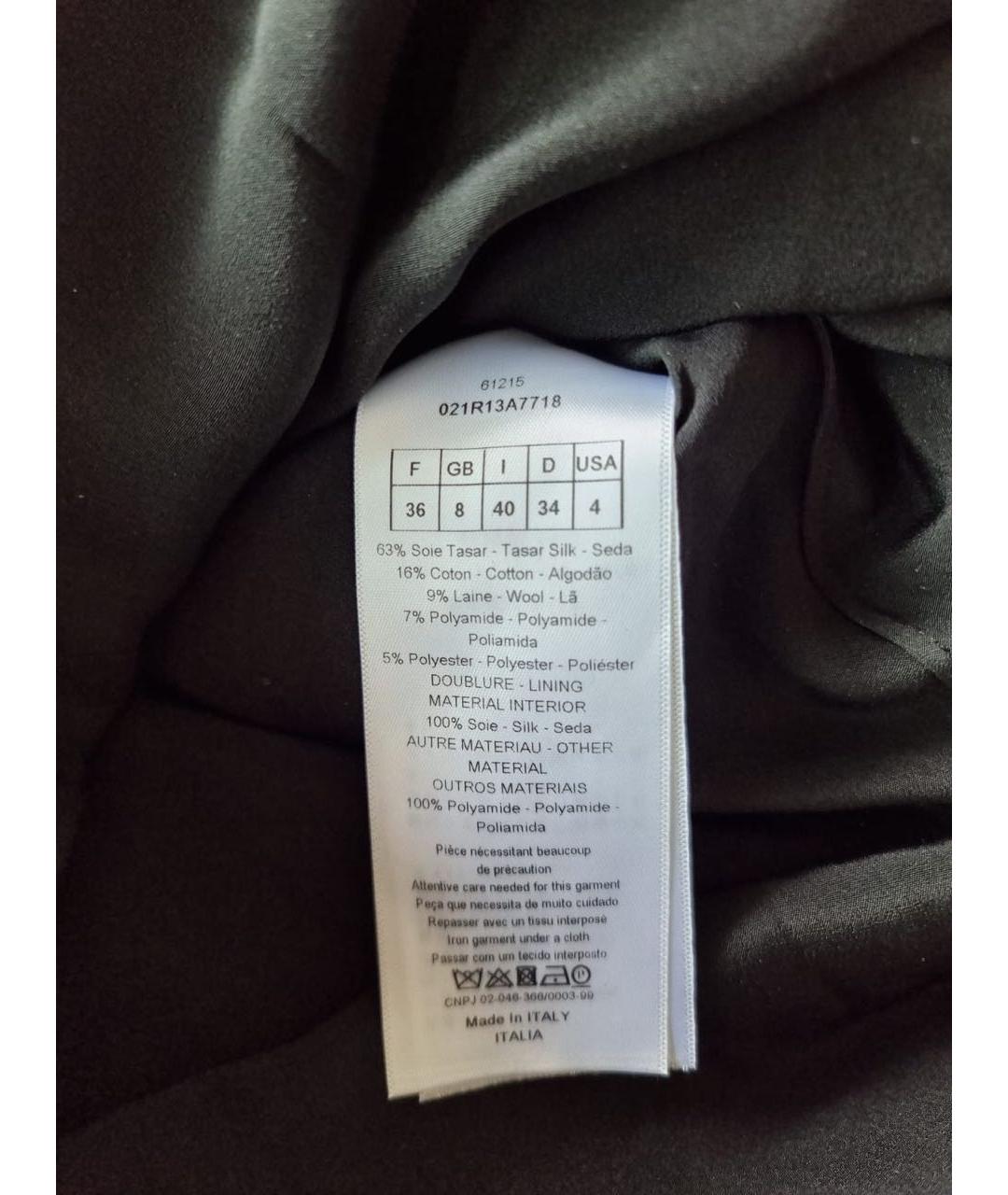 CHRISTIAN DIOR Коричневое платье, фото 5