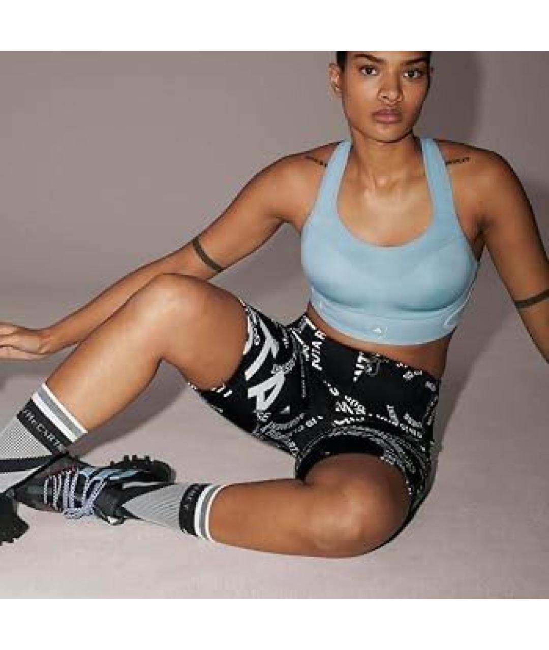 ADIDAS BY STELLA MCCARTNEY Черные полиэстеровые спортивные брюки и шорты, фото 5