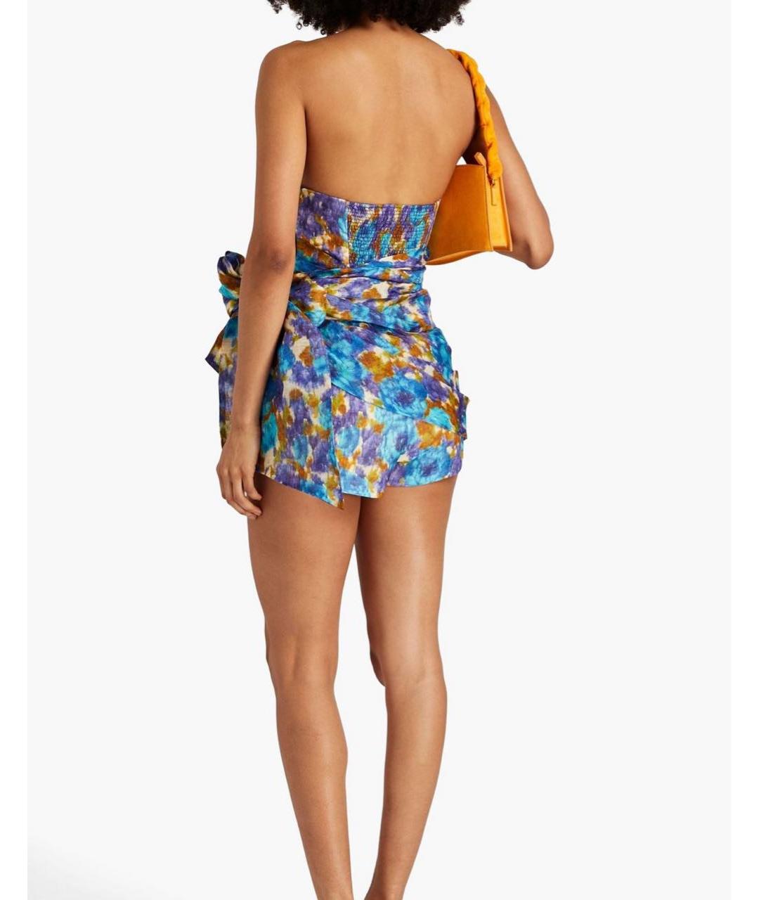 ZIMMERMANN Синий льняной комбинезон, фото 3