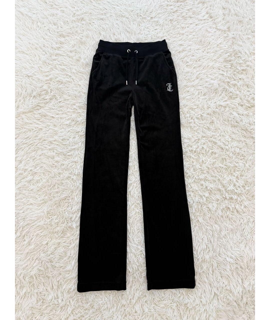 JUICY COUTURE Черный велюровый спортивные костюмы, фото 3