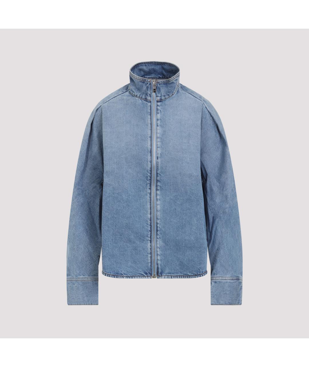 ALAIA Голубая хлопковая куртка, фото 3