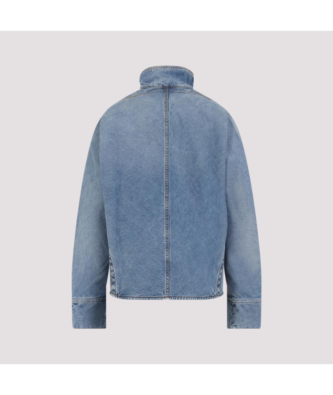 ALAIA Голубая хлопковая куртка, фото 4