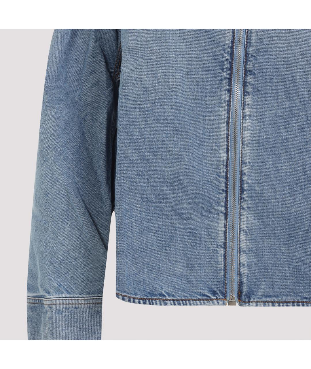 ALAIA Голубая хлопковая куртка, фото 5