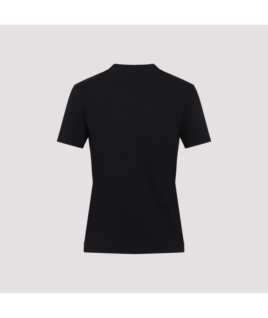 JACQUEMUS Черная хлопковая футболка, фото 2