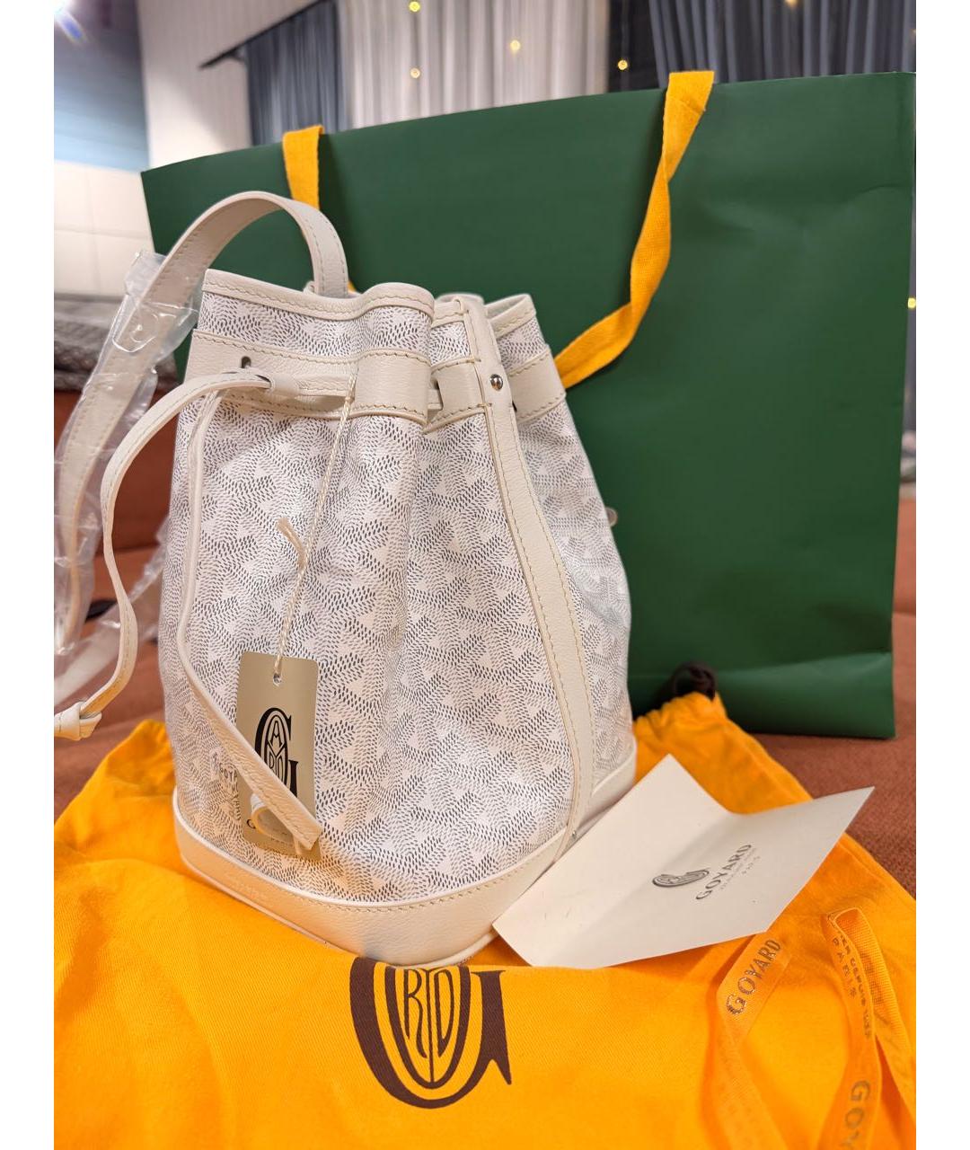 GOYARD Белая сумка тоут, фото 6