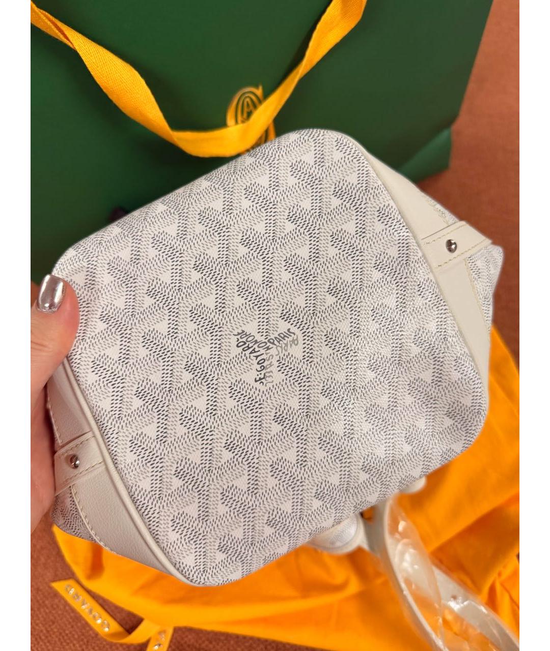 GOYARD Белая сумка тоут, фото 3