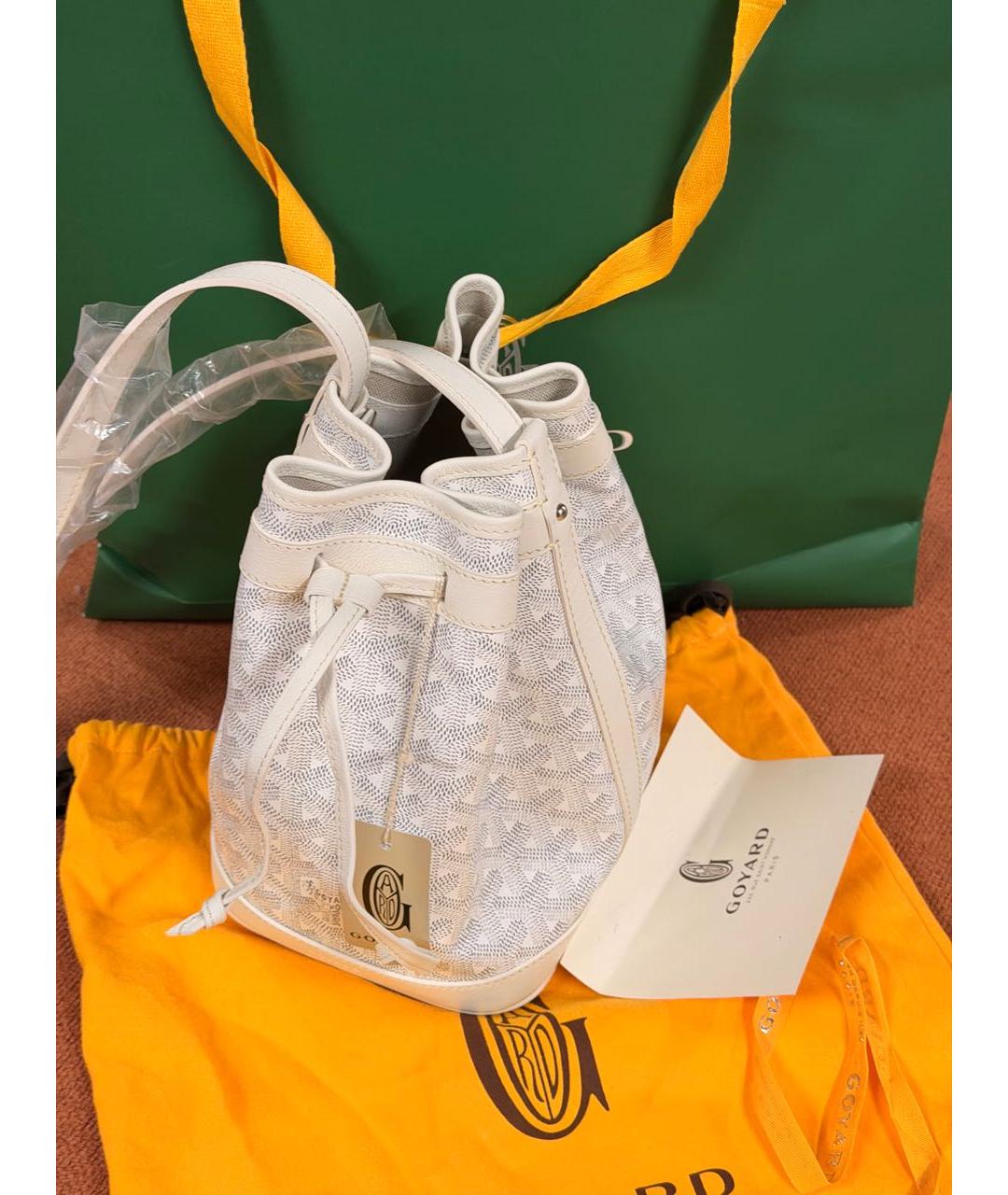 GOYARD Белая сумка тоут, фото 5