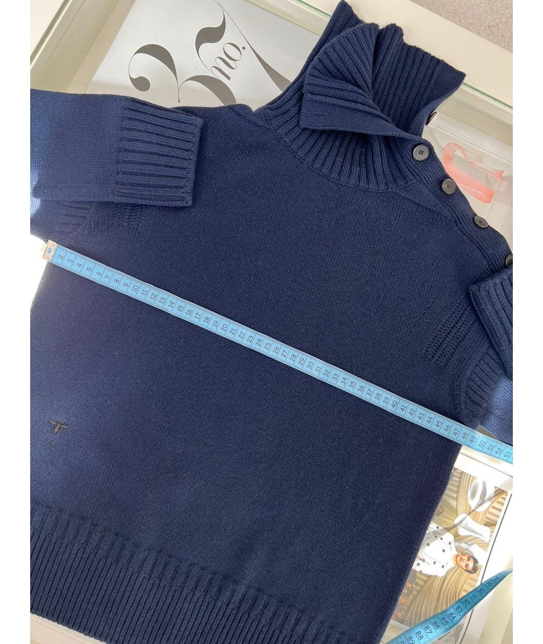 CHRISTIAN DIOR Темно-синий жакет/пиджак, фото 6