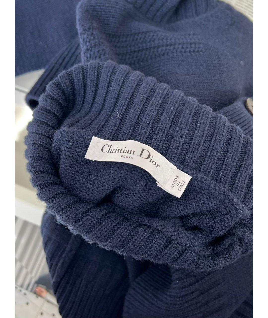 CHRISTIAN DIOR Темно-синий жакет/пиджак, фото 3