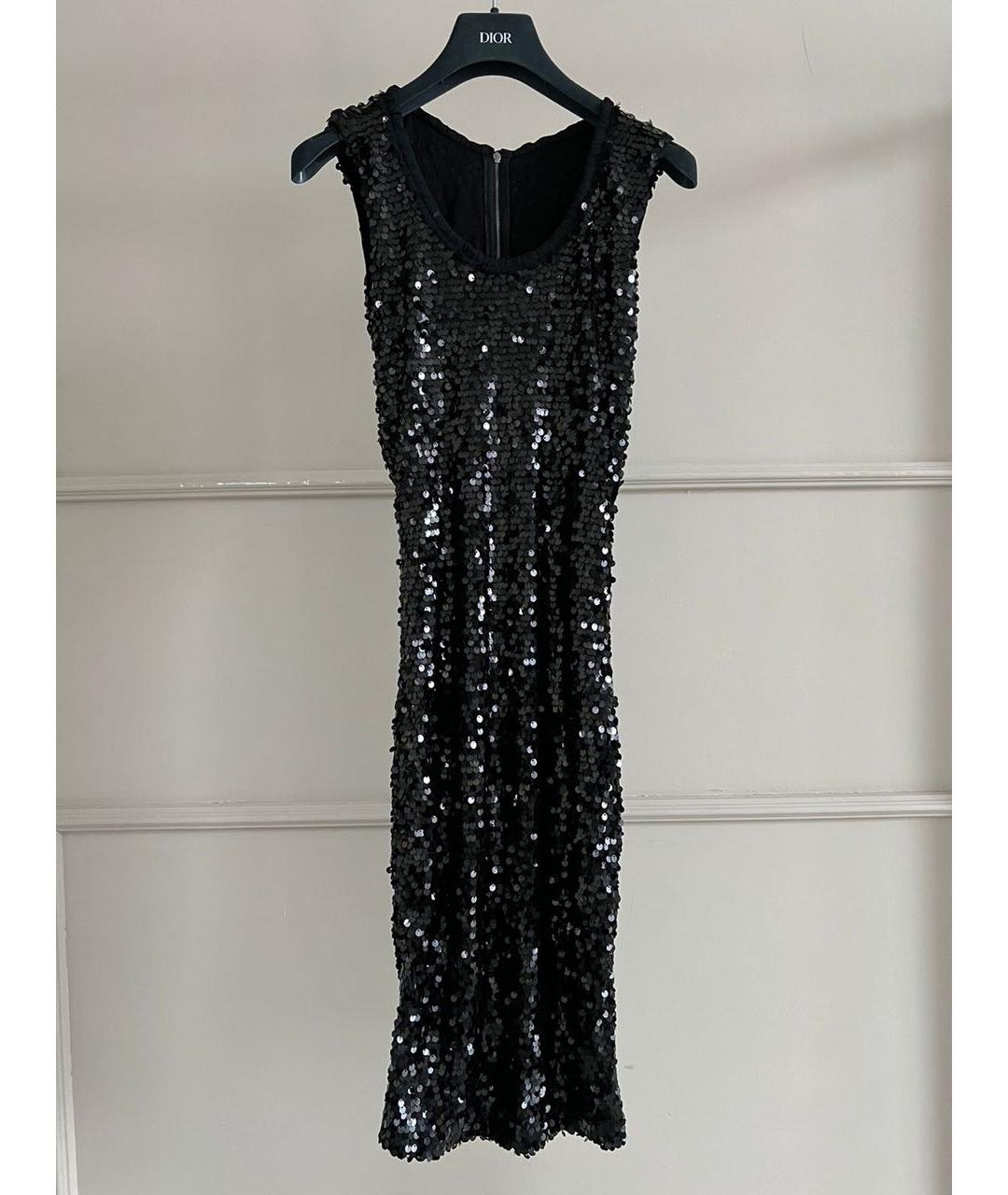 DOLCE&GABBANA Черное пальто, фото 8