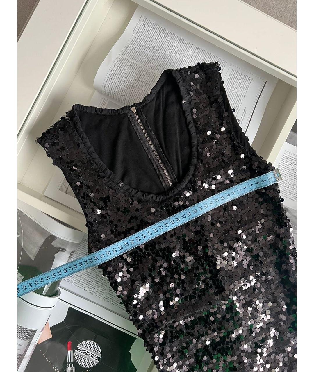 DOLCE&GABBANA Черное пальто, фото 5