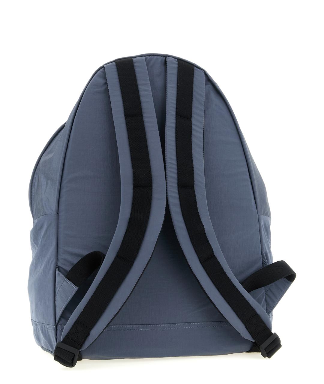 STONE ISLAND Синий синтетический рюкзак, фото 2