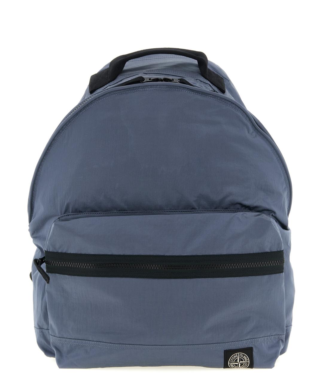 STONE ISLAND Синий синтетический рюкзак, фото 1