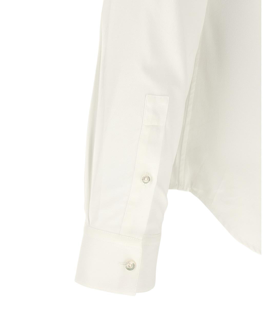 GUCCI Белая хлопковая кэжуал рубашка, фото 4