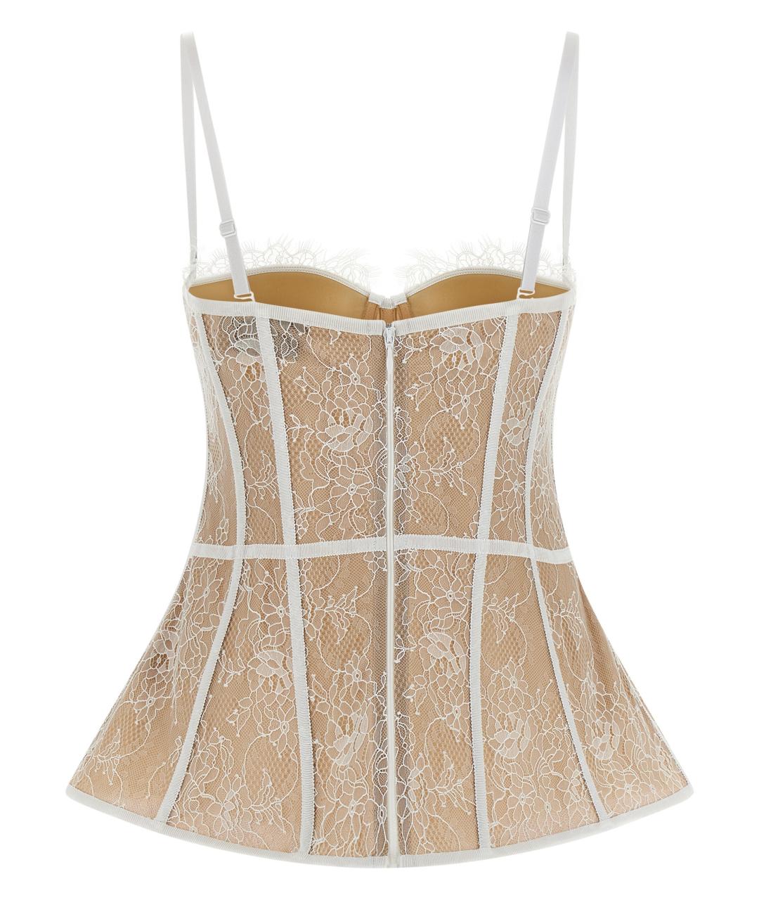 GIUSEPPE DI MORABITO Белая полиамидовая майка, фото 2